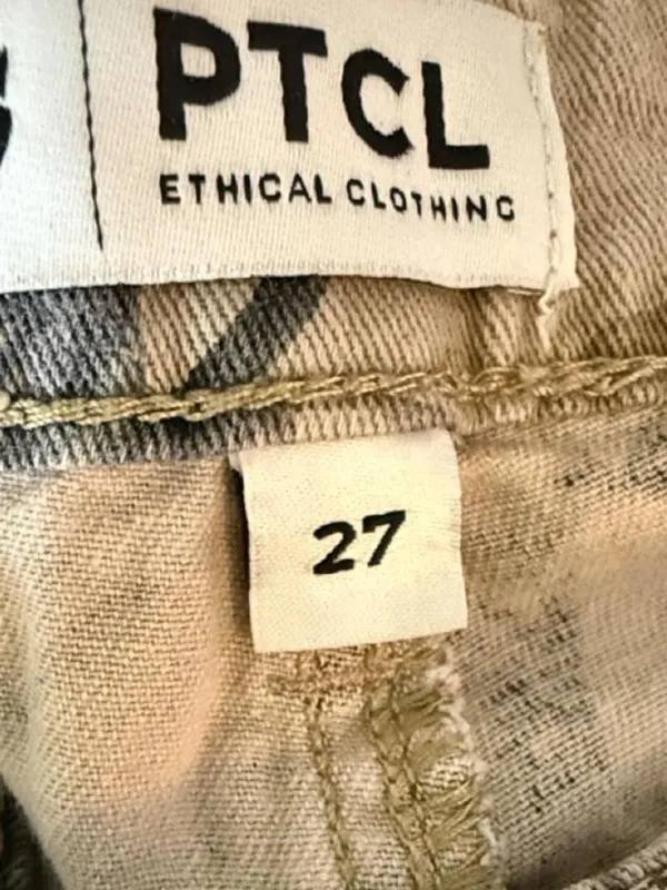 PTCL Cargo Camo Jeans Tan Size 27 - Image 5