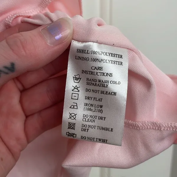 NWT Motel Pink Mermaid Scale Dress - Image 12