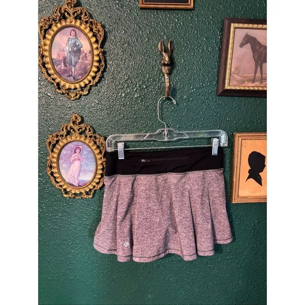 Lululemon Pace Rival Skirt (Regular) *No Panels 13" Heather Lux Multi Black / Bl - Image 2