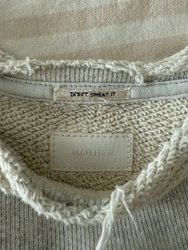 MOTHER Denim Crewneck Pullover Sweatshirt - Image 3