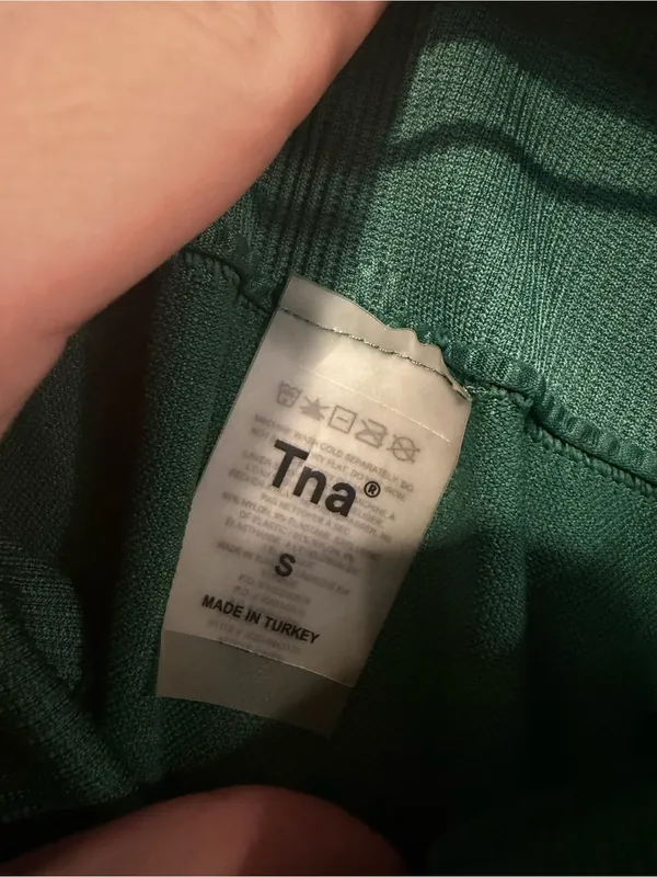 Green TNA High-Waist‎ Leggings - Forest Green - Image 2
