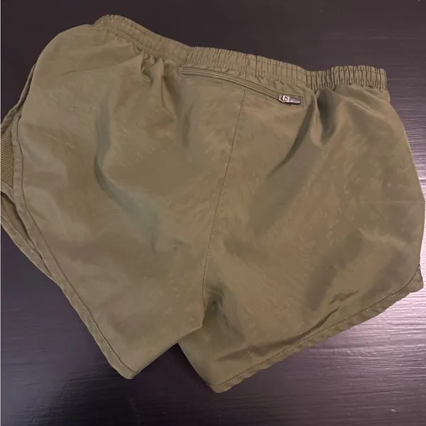 Nike‎ Khaki Green Running Shorts - Image 4