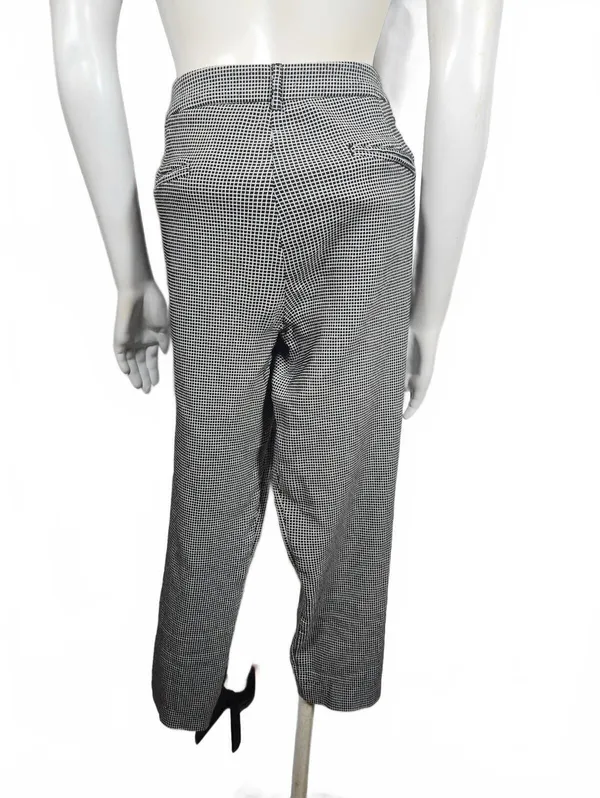 Carolina Belle Women's Black and White Checkered Dress Pants Size 12 - Image 4
