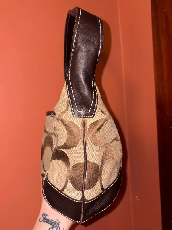 Vintage Coach Ergo Signature Jacquard Hobo shoulder bag - Image 6