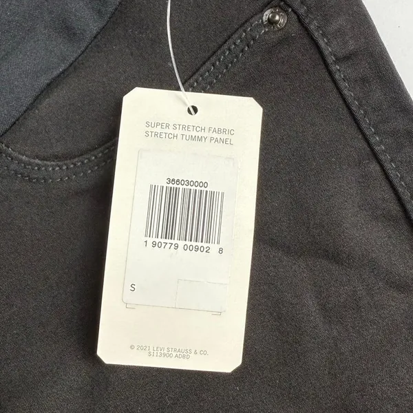 Levi's Gold Signature Maternity Jeans - Size Small - Image 3