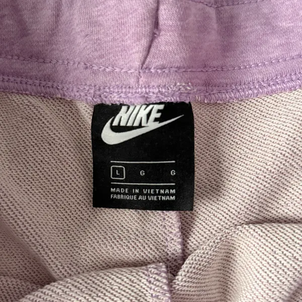 Women’s Nike Purple Sweat Shorts Size: L - Image 2