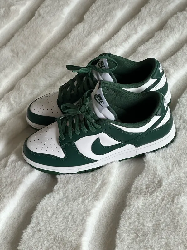 Nike Dunk Low – Michigan State Green Men Size 8 - Image 8