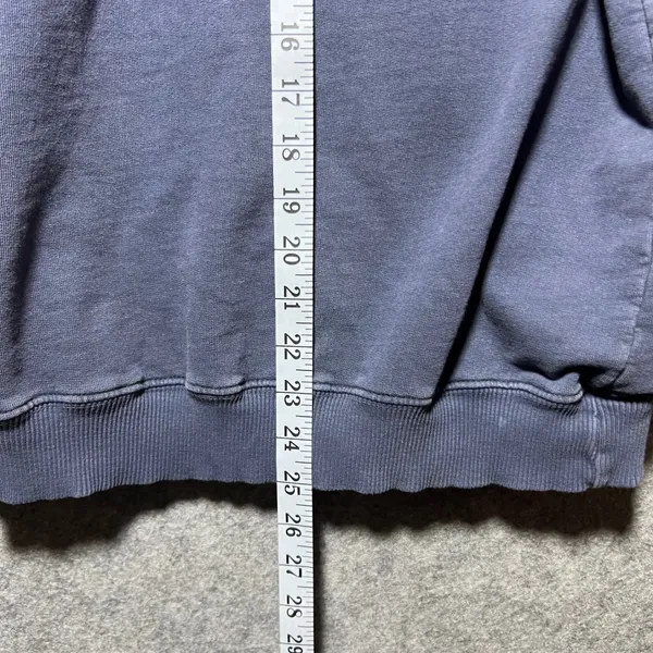 John Galt Brandy Melville‎ New York Crewneck Sweatshirt Faded Navy Blue Pullover M - Image 6