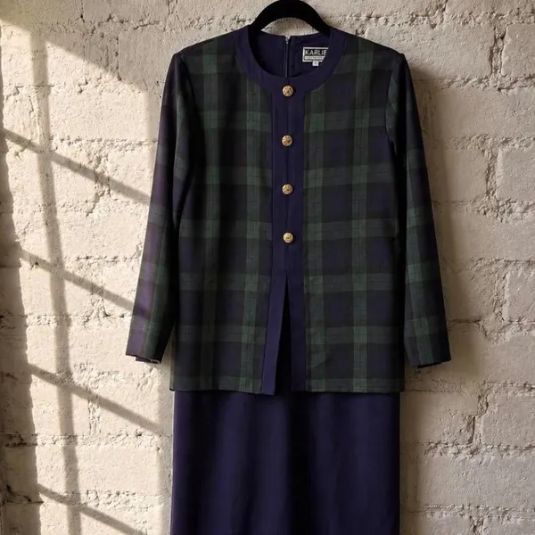 Unbranded Women's Navy and Blue Dress - Image 2