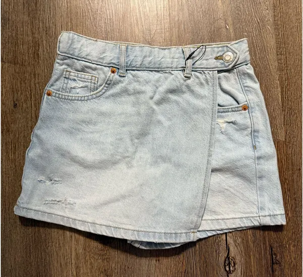 ZARA Jean Skort - Image 4