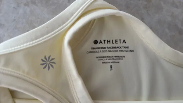 Athleta transcend top small NWT butter yellow  - Image 6