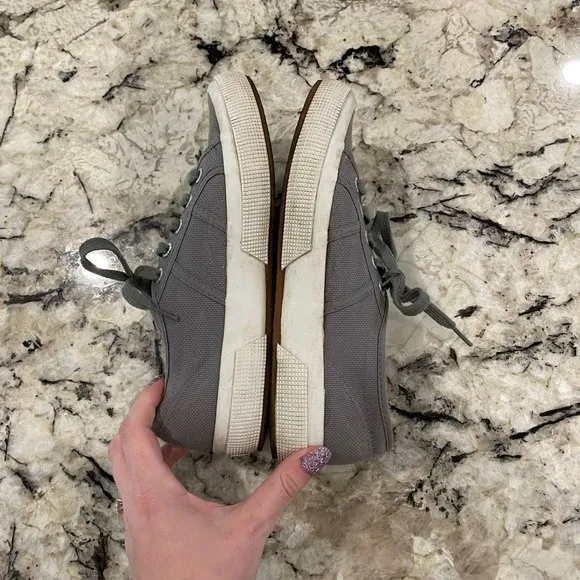Superga Gray Women’s Sneakers Size‎ 6.5 - Image 5