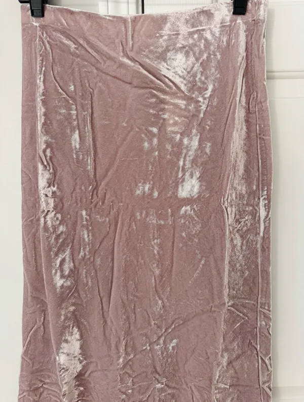 Anthropologie The Tilda Maxi Slip Skirt: Velvet Edition, Size S - Image 8