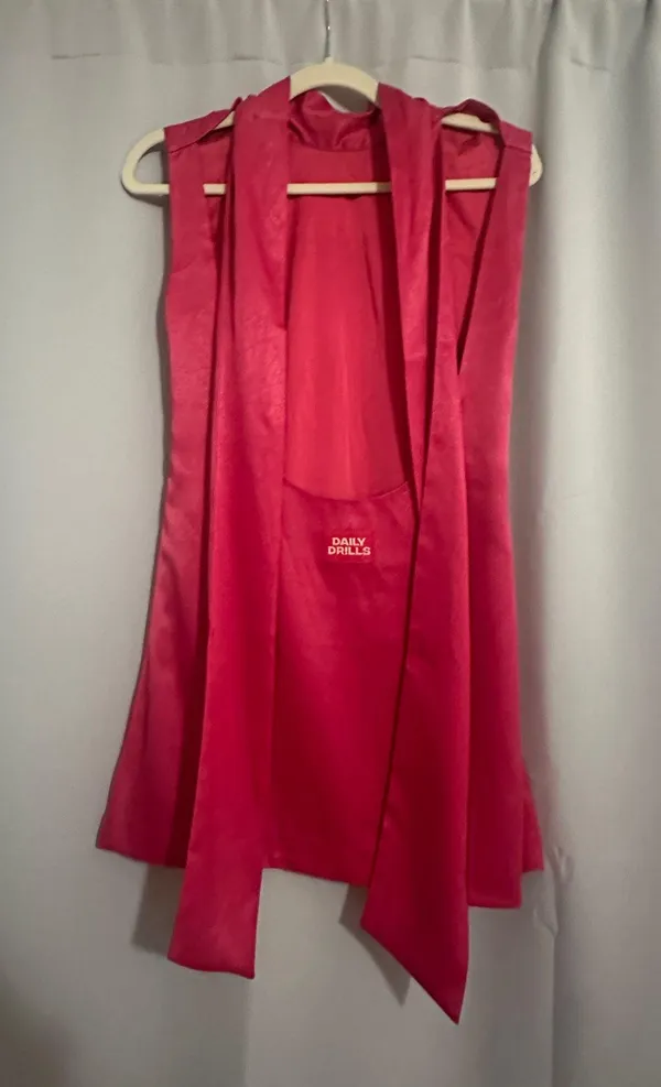 Daily Drills Silky Mini Dress - Image 4