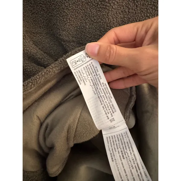 Abercrombie & Fitch Olive Green Sherpa Shirt Jacket Size Small - Image 5