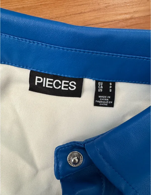 H&M Pieces Leather Belted Shacket - Image 6