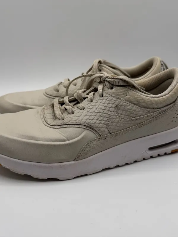 Nike Air Max Thea Premium Light Bone Snakeskin Sneakers Women’s 8 616723-020 - Image 3