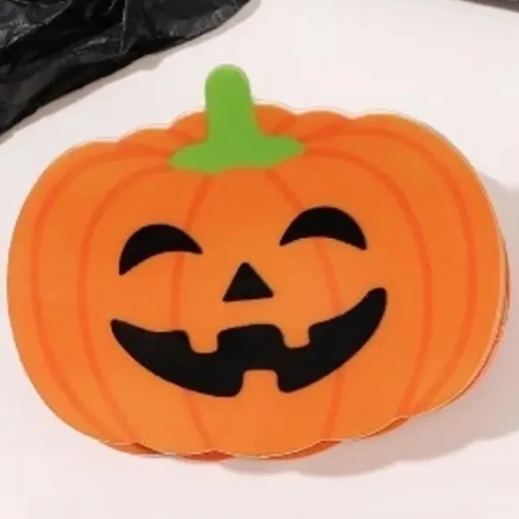 Halloween Pumpkin Hair Clip - Image 4