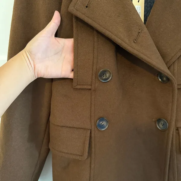 Rebecca Minkoff Pea Coat In Brown - Image 7