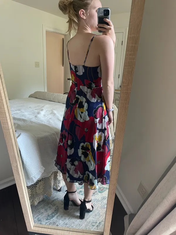 Lulus Floral Midi Dress - Image 4