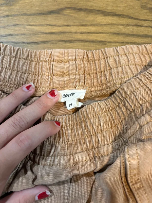 Aerie Tan Shorts - Image 3