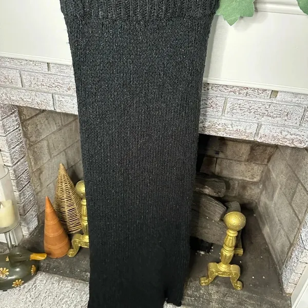 Bohme Charlotte Knit Maxi Skirt XS NWT Black Stretch Modest Minimalist - Image 2