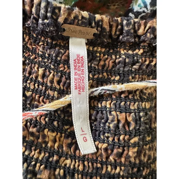 Free People Bohemian Gypsy Beachy Real Love Maxi Dress Twilight Combo Size Large - Image 15