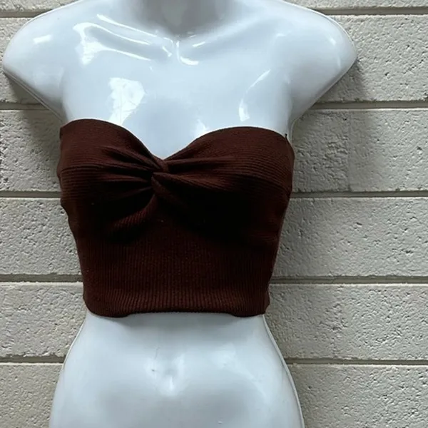 Princess Polly Brown Twist Front Tube Top size XS/S - Image 6