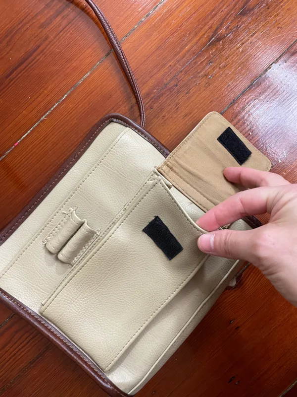 Vintage Liz Claiborne Classic Two-Tone Crossbody Bag Wallet Combo Preppy Y2K 💛🎀 - Image 7