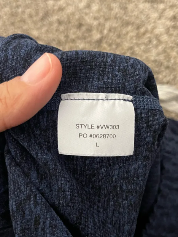 Women’s Vuori Performance Jogger Sweatpants Midnignt Heather Blue Size L - Image 7