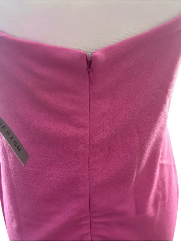 Nordstrom Love x Design Pink Spaghetti-Strap Midi Dress - Image 4