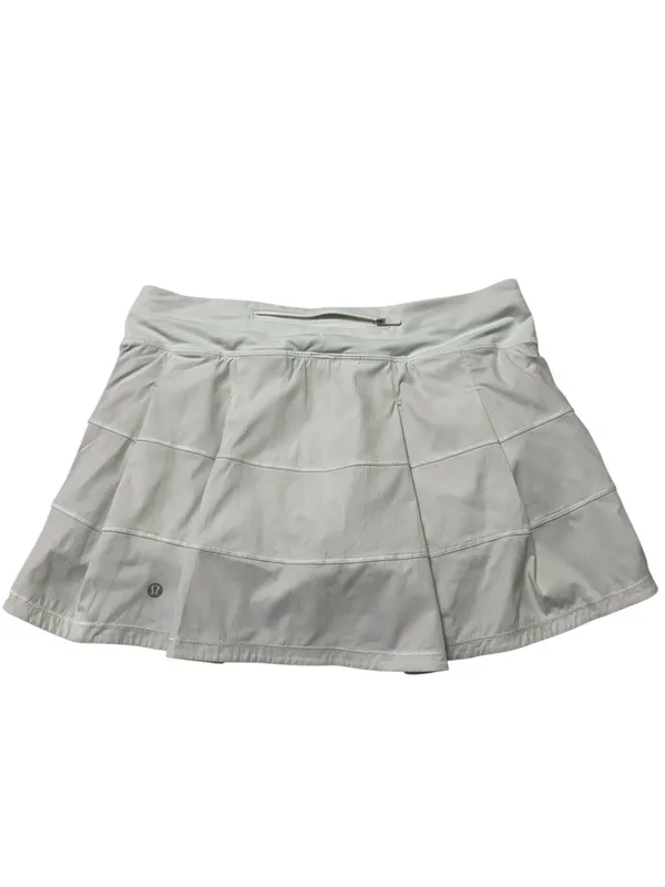 Lululemon White Pace Rival Skirt - Image 2