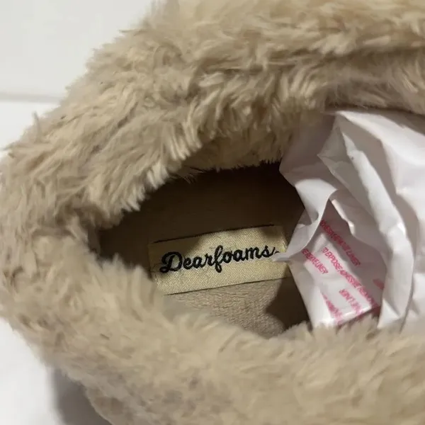 Dearfoams clog Slippers EUC - Image 4