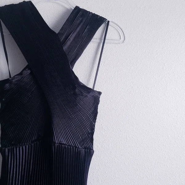 Baltic Born Sandra Pleated Maxi Dress Criss Cross New Without Tags - Image 5