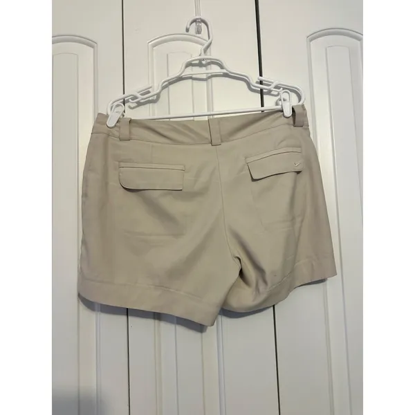 Nike Golf‎ Shorts Athletic Preppy Tan Khaki Zipper Pockets Size Medium M - Image 7