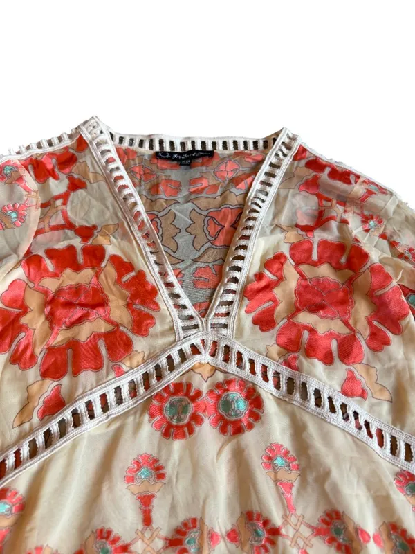 For Love And Lemons Barcelona Mini Dress Embroidered Rare Boho Size XS Women's - Image 3