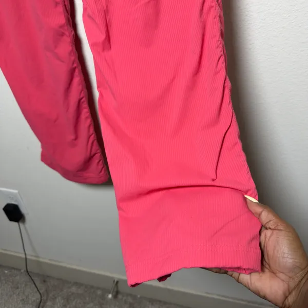 Lululemon Women Dance Studio Pant 14 Glaze Pink Ribbed Mid Rise Lined Casual - Image 3