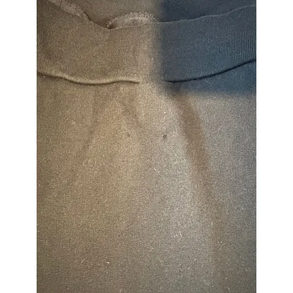 AllSaints Black Crewneck Sweatshirt With Sheer Overlay Women’s‎ Size 6 - Image 3