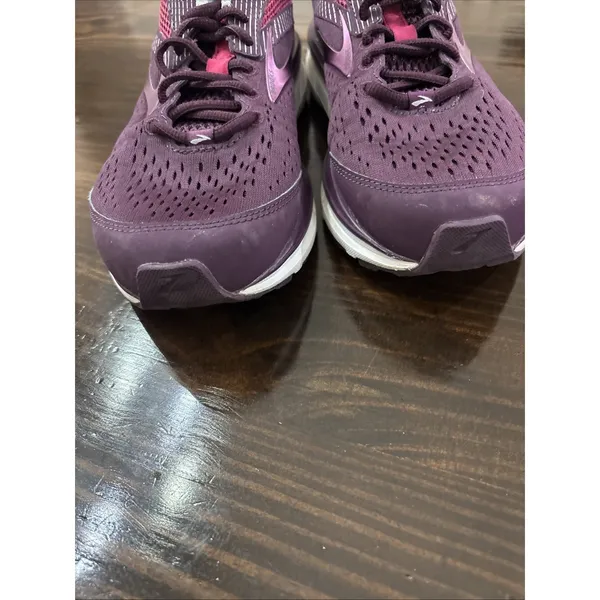 Brooks Dyad 10 Women 8D Wide Purple Cushioned Gym Running Activewear Shoes - Image 2