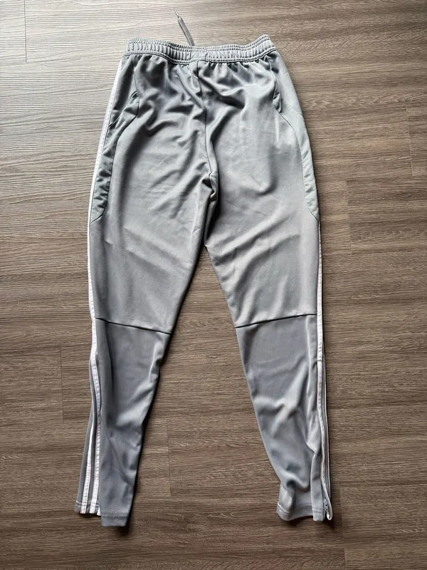 Kids Grey Adidas Track Pant  - Image 2