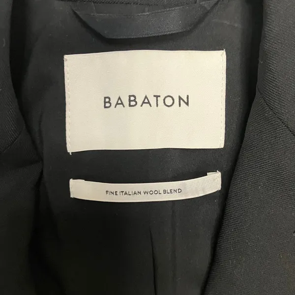 Artizia Babaton Women's Black Blazer Fine Italian Wool Blend Size 0 - Image 7