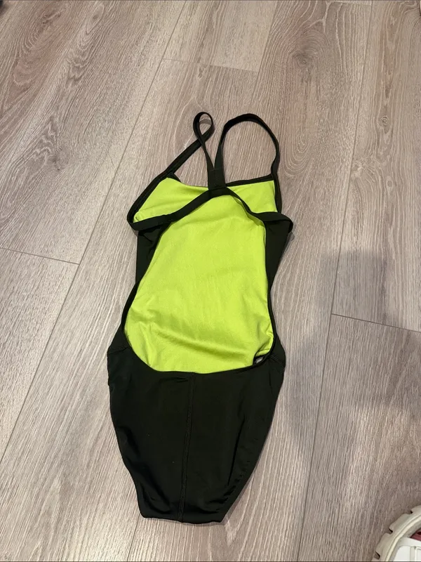 Arena Solid Team Sage Green Swimsuit Challenge Back MaxLife Open Back US 28 - Image 4