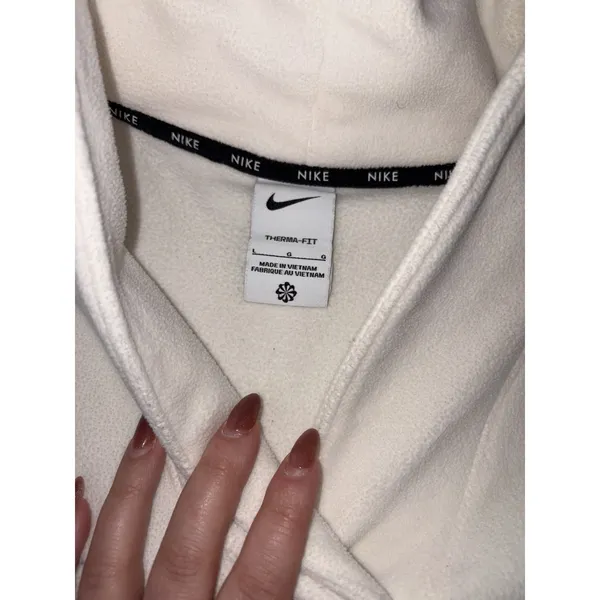 Nike Therma-FIT One Women's Oversized Long-Sleeve Fleece FB5642-110 Sz‎ L - Image 3