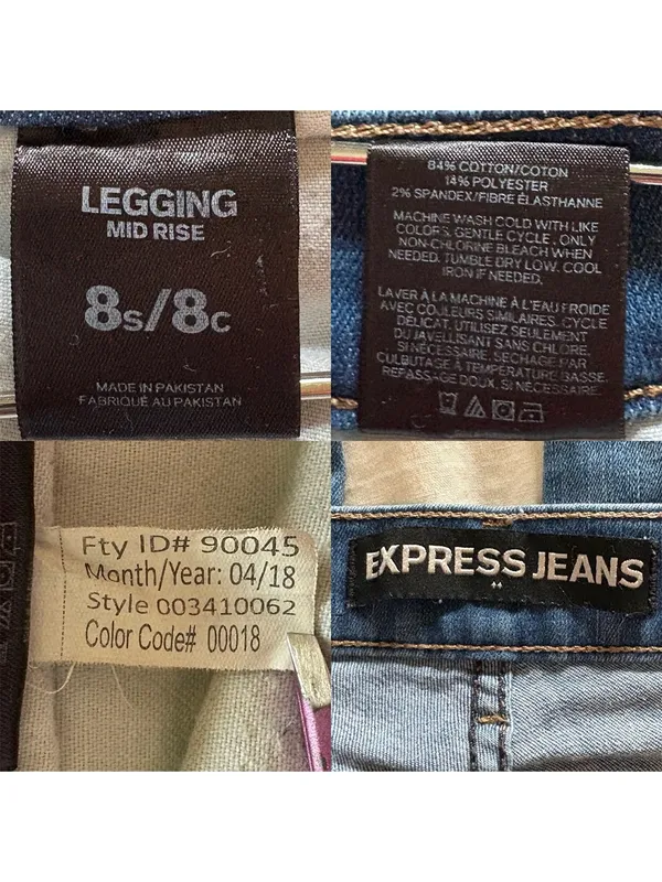 Express Mid Rise Legging Size 8 Short - Image 5