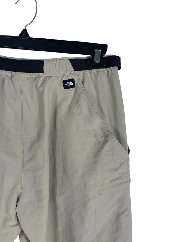 The North Face Women’s Hiking Cargo Capri Beige Nylon Trail Outdoor Pants L - Image 8