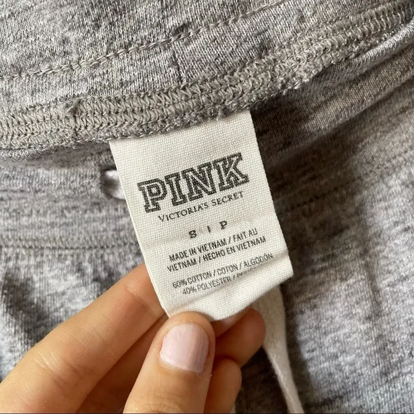 PINK Victoria’s Secret gray women’s sweatpants‎ taper comfortable casual lounge - Image 4