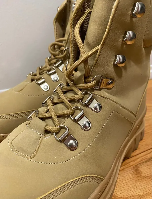 ASOS Truffle Collection wide fit chunky hiker Boots stylish boots - Image 4