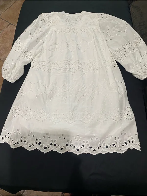 Universal Threads White Eyelet Cotton Women’s Dress - Image 7