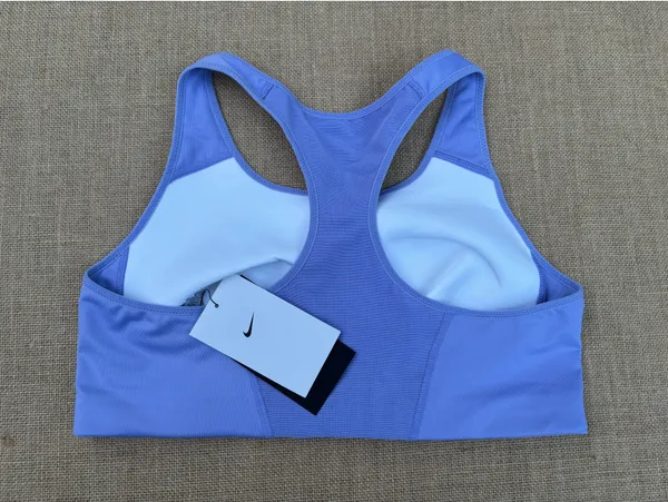 Nike Classic Swoosh Futura Women’s Size L Lilac Ice Sports Bra Unpadded NWT - Image 2