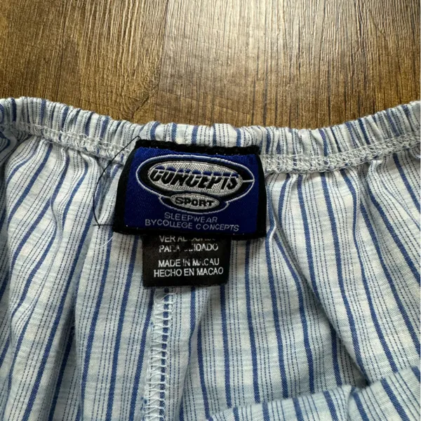 Vtg Y2K Florida Gators Boxer Shorts Sz S/M Blue White Stripe Plaid - Image 8